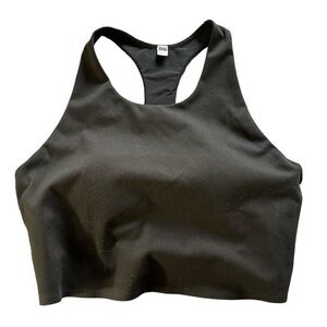 Bra Active Racer Back UNIQLO LARGE #1976 EUC Black